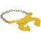Vestil Steel Low Profile Double Scissor Pallet Puller, 2" x 16-3/4". x 13-3/4", 5000 lb Capacity, Yellow PAL-LP - alternate 1